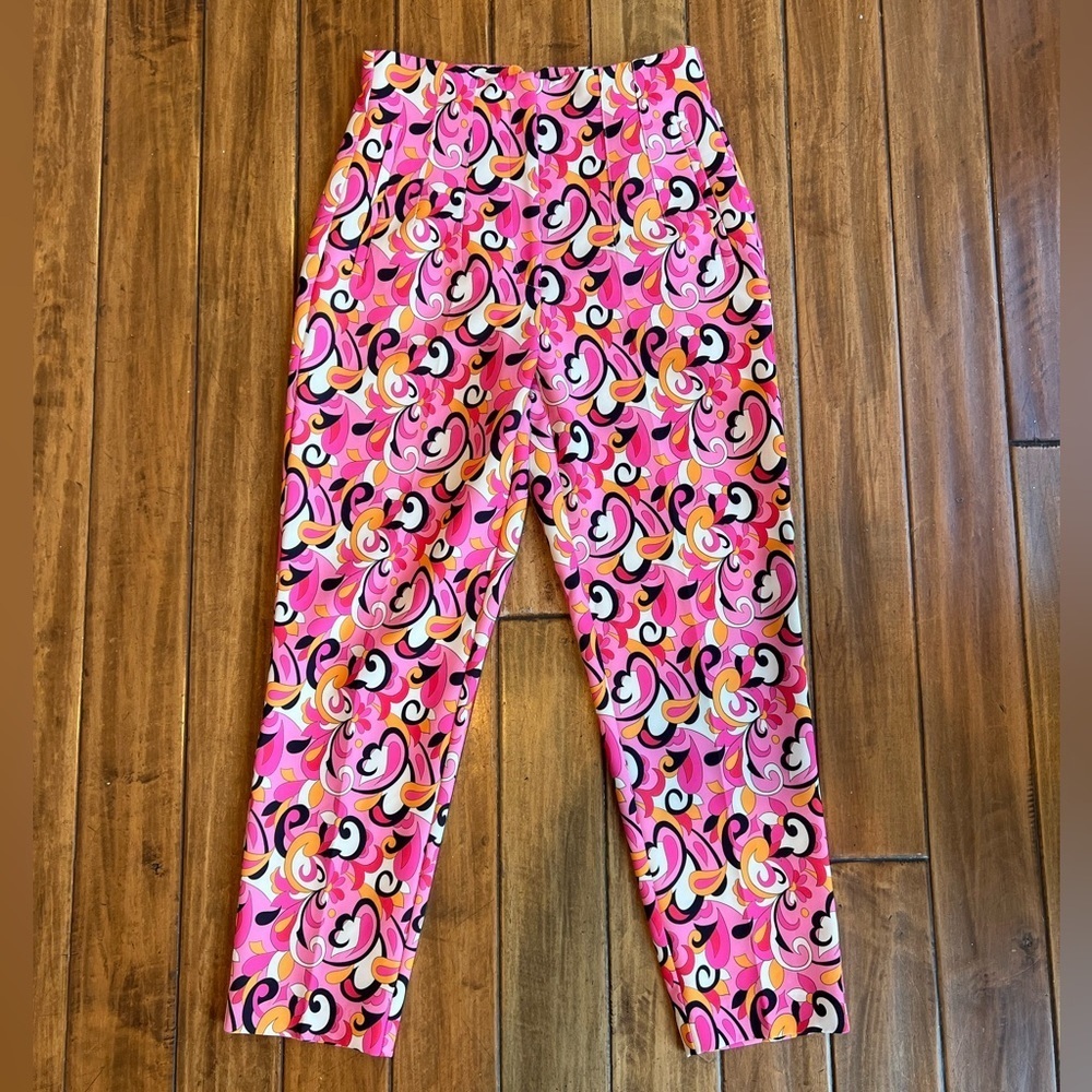 Pants with a high waist